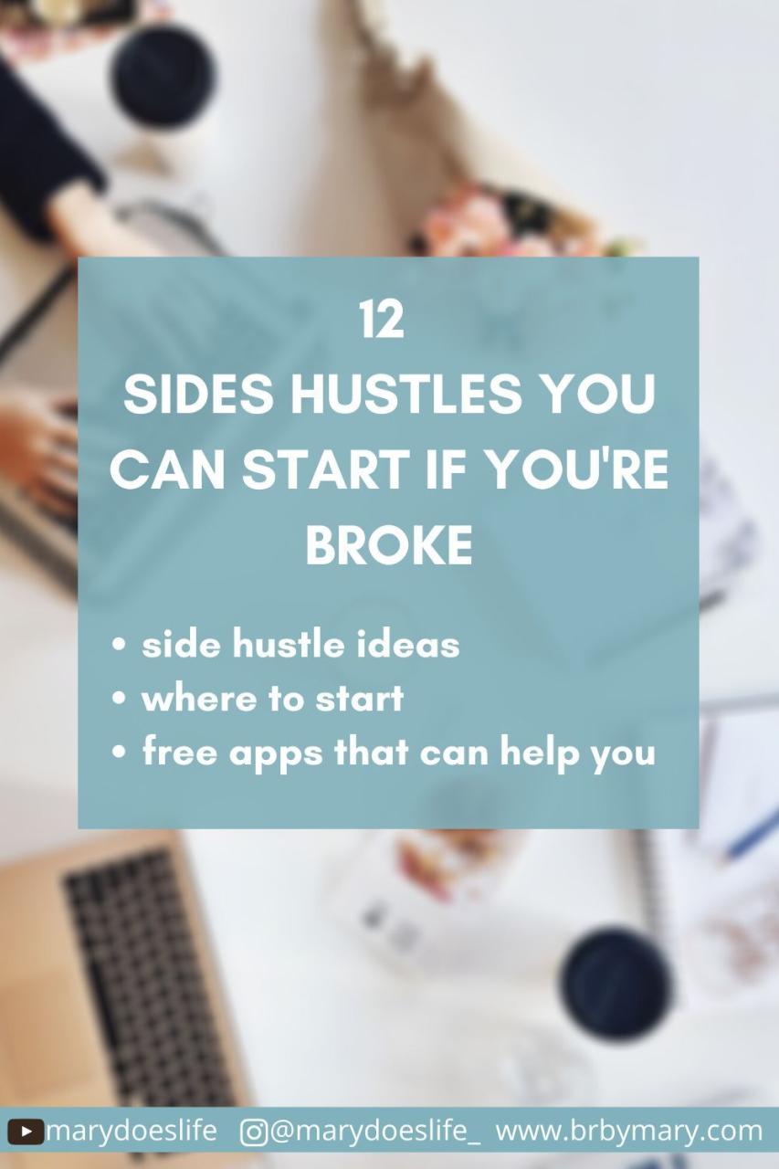 The 10 BEST side hustles you can start TODAY Side hustle, Hustle