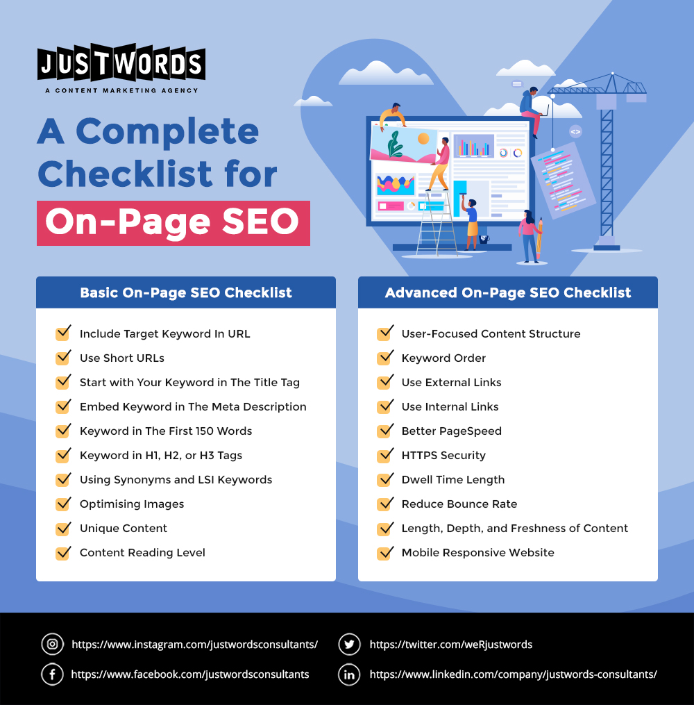 A Complete Checklist for OnPage SEO
