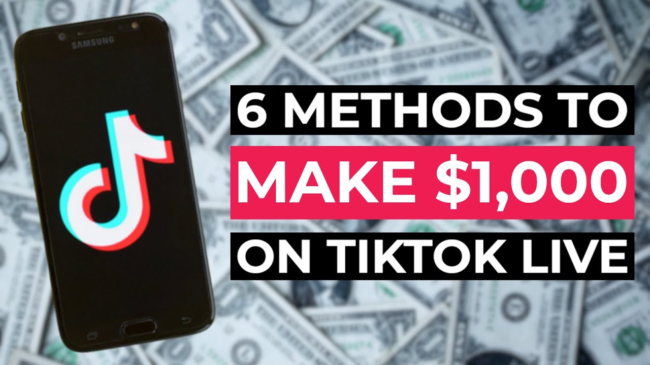 6 Easy Ways To Make Money On TikTok LIVE YouTube