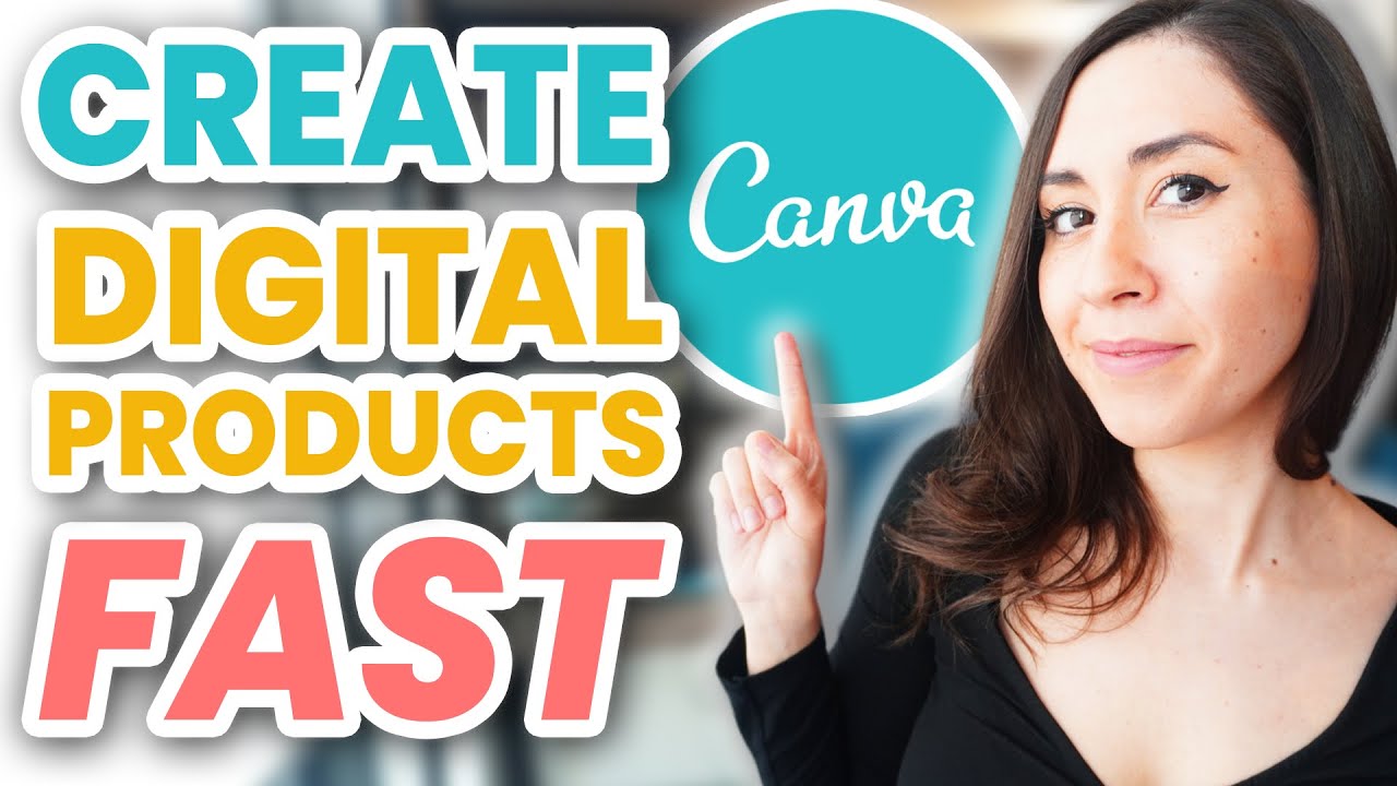 How to Create Digital Products to Sell Online Printable Planner Canva