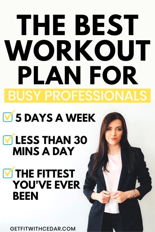 UltraEffective Workout Plan for Busy Professionals Get Fit with Cedar