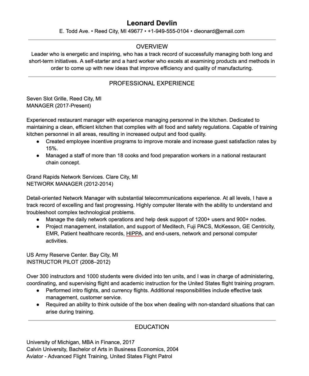Resume Samples That Will Get You Hired — CareerCloud