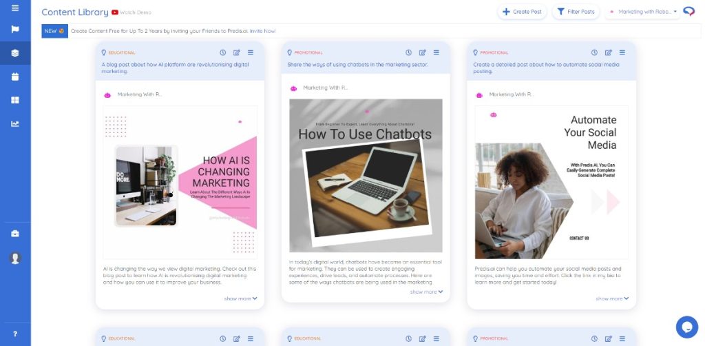 Best Social Media Post Generator AI 2023 AtOnce
