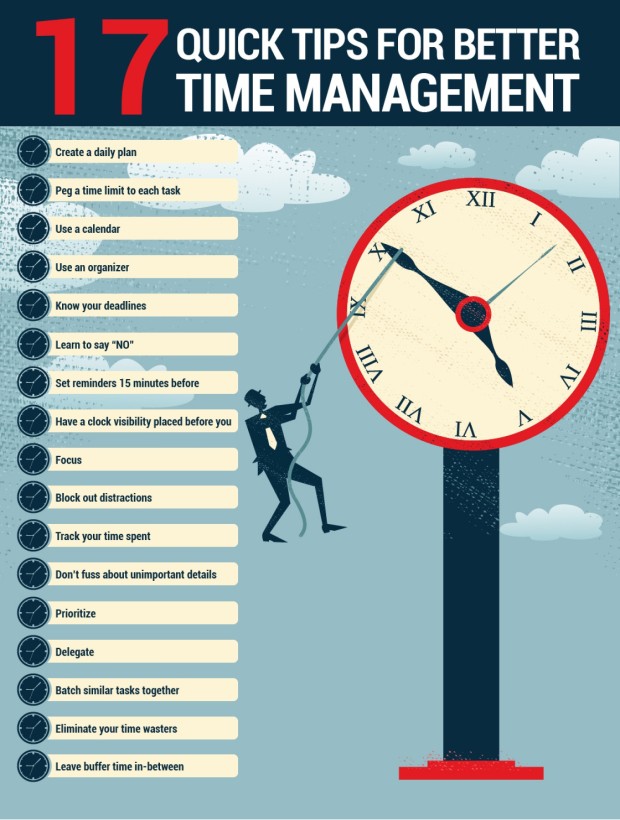 17 Time Management Tips (Infographic) Mastroianni Consulting
