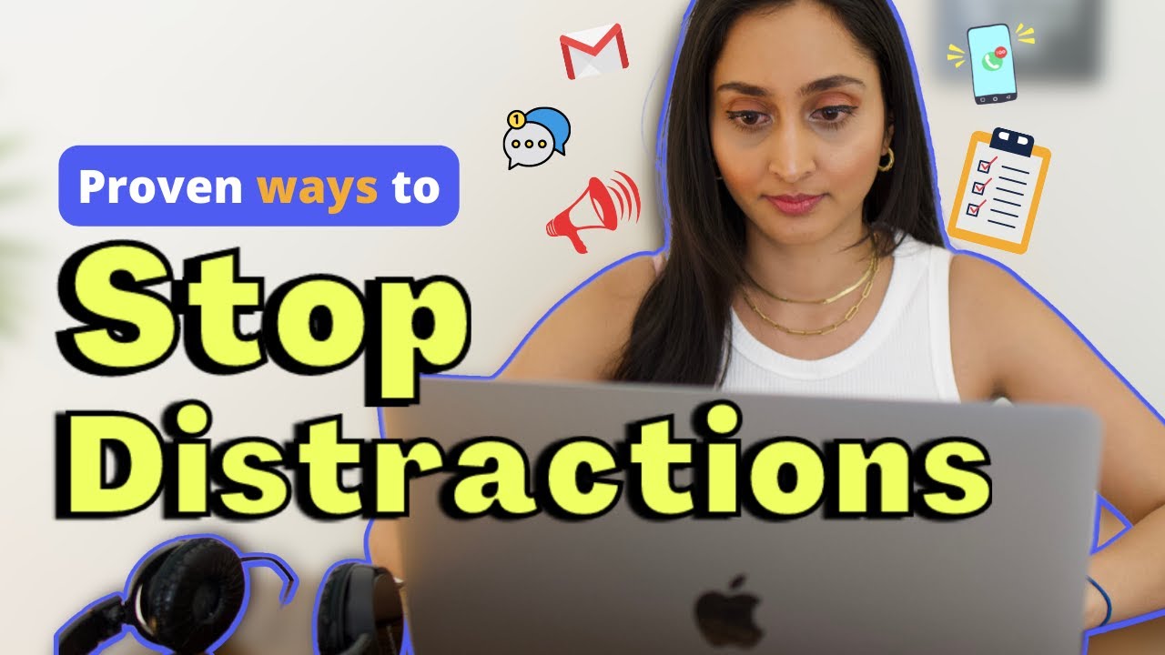 How to AVOID DISTRACTIONS and stay Focused 8 ways to