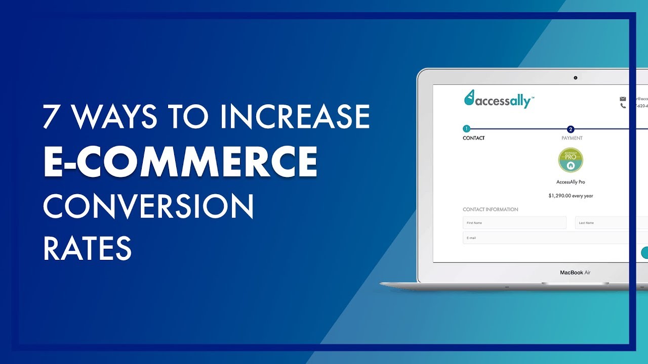 How to increase conversion rates on an e-commerce website