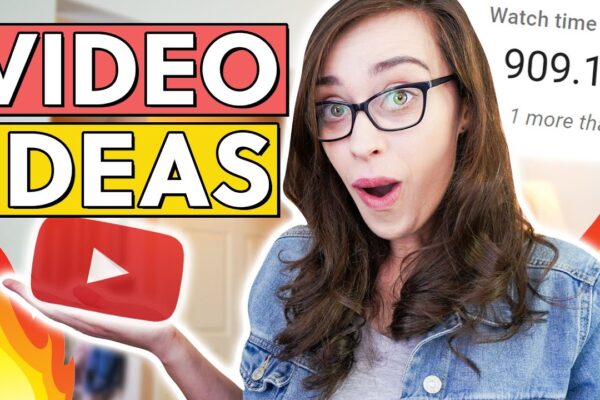 YouTube video ideas for small YouTubers