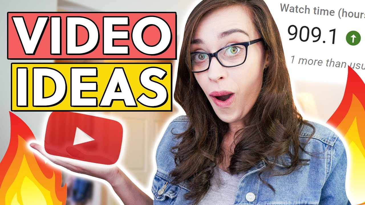 YouTube video ideas for small YouTubers