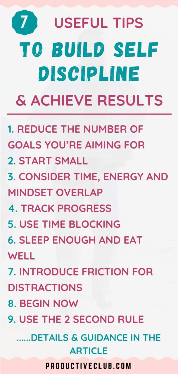 How to build self-discipline and consistency