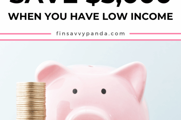 How to save money on a low income